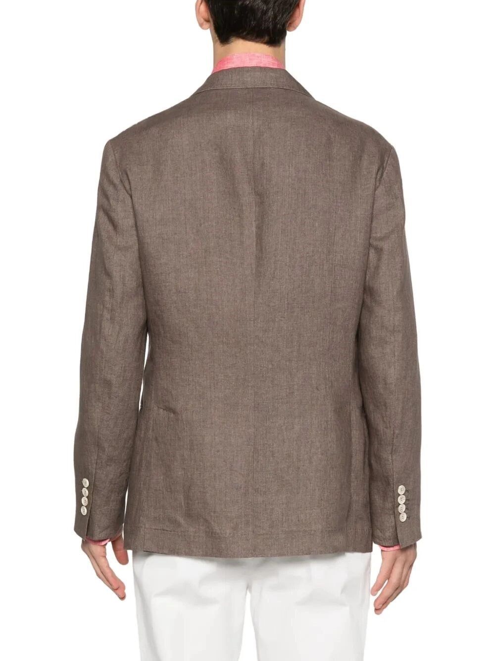 Brunello Cucinelli Linen Deconstructed Blazer Size US L / EU 52-54 / 3 - 5 Thumbnail
