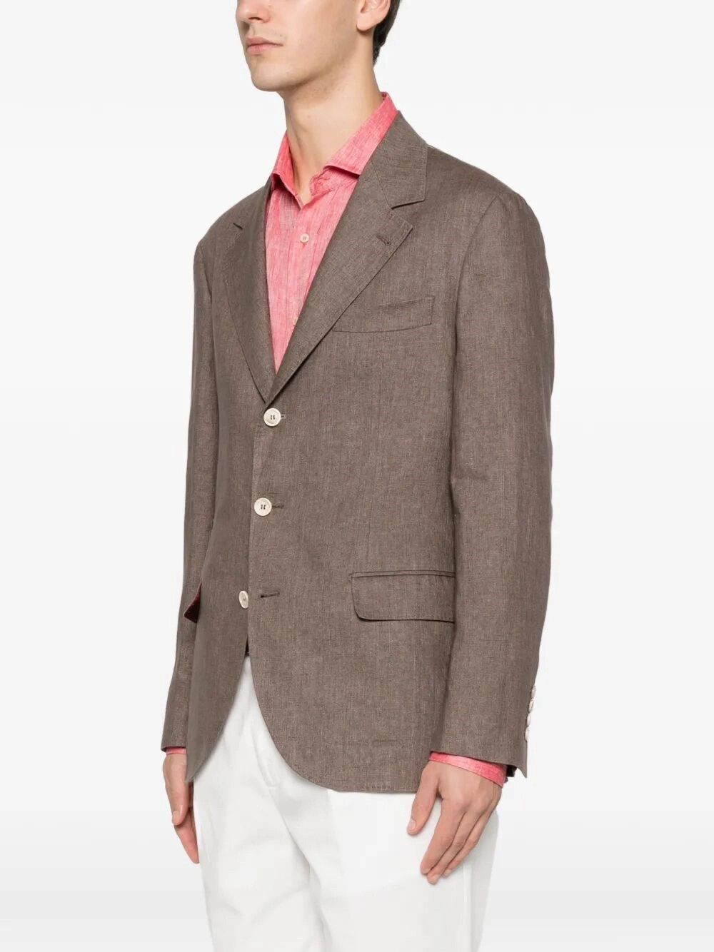 Brunello Cucinelli Linen Deconstructed Blazer Size US XXL / EU 58 / 5 - 4 Thumbnail