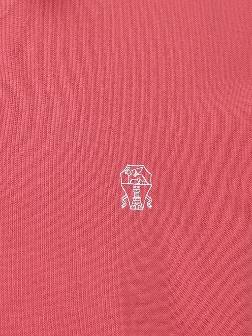 Brunello Cucinelli Short Sleeve Polo Shirt with Logo Size US L / EU 52-54 / 3 - 3 Thumbnail