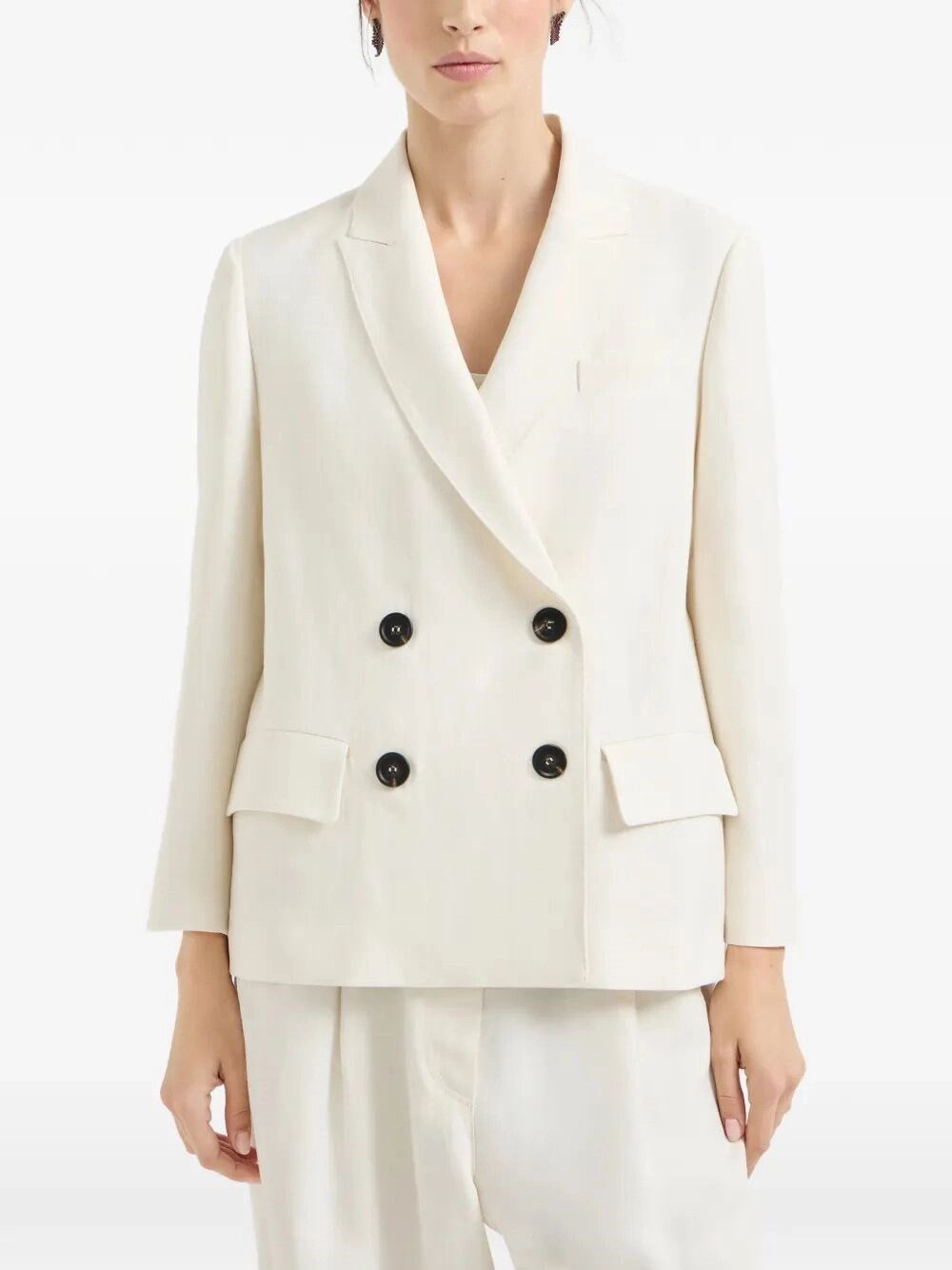 Brunello Cucinelli Suit-Type Jacket Size M / US 6-8 / IT 42-44 - 4 Thumbnail
