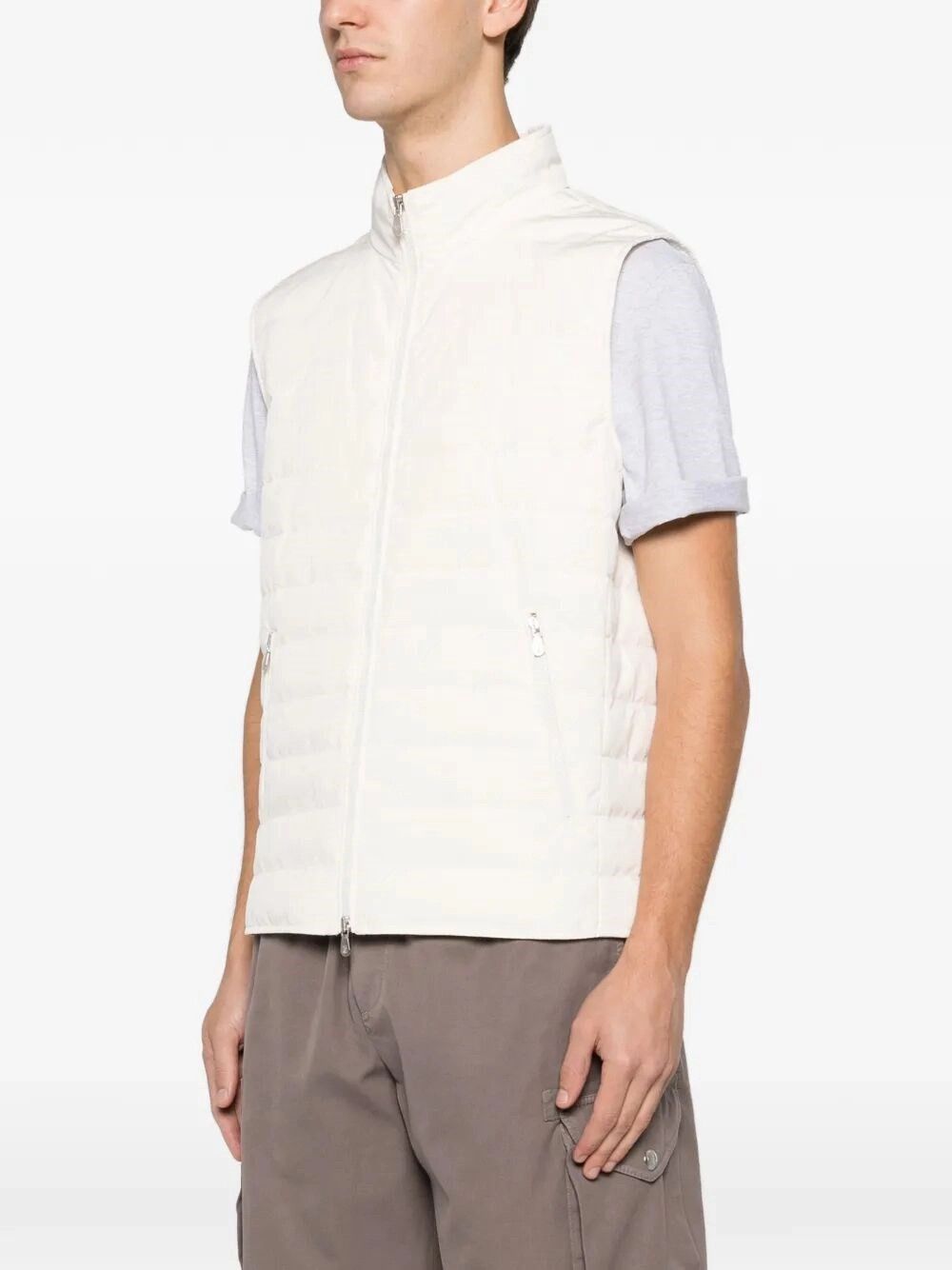 Brunello Cucinelli Sleeveless Jacket Size US XL / EU 56 / 4 - 3 Thumbnail