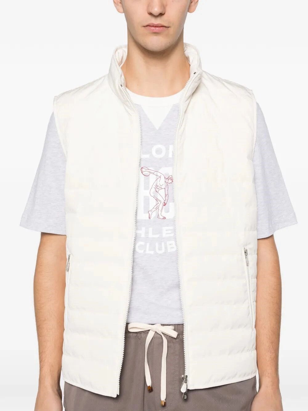 Brunello Cucinelli Sleeveless Jacket Size US XXL / EU 58 / 5 - 4 Thumbnail