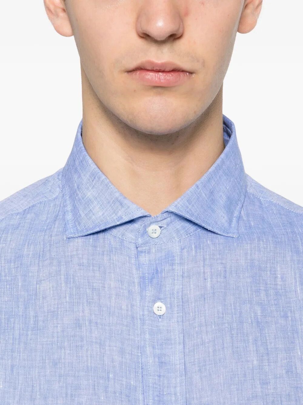 Brunello Cucinelli Linen Shirt Size US L / EU 52-54 / 3 - 4 Thumbnail