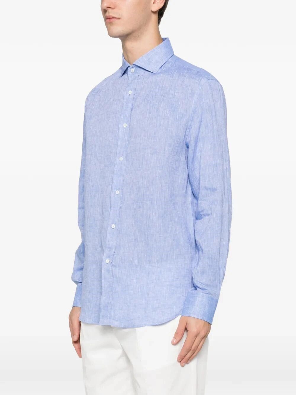 Brunello Cucinelli Linen Shirt Size US M / EU 48-50 / 2 - 3 Thumbnail