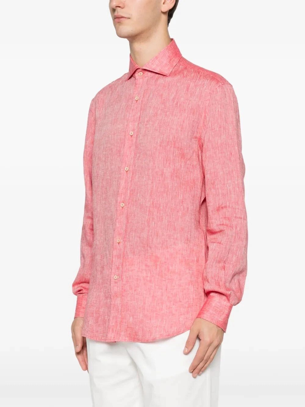 Brunello Cucinelli Linen Shirt Size US L / EU 52-54 / 3 - 5 Thumbnail