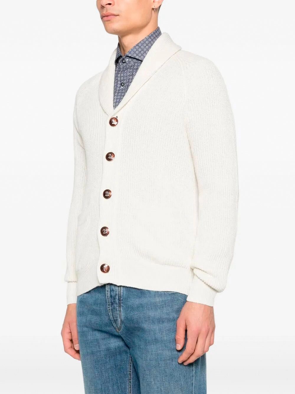 Brunello Cucinelli English Rib Knit Cardigan Size US M / EU 48-50 / 2 - 5 Thumbnail