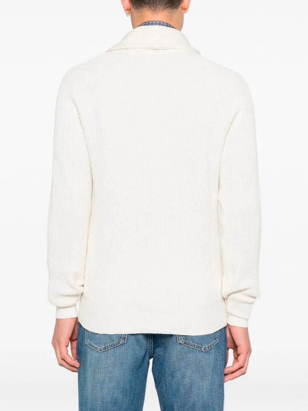 Brunello Cucinelli English Rib Knit Cardigan Size US XL / EU 56 / 4 - 3 Thumbnail
