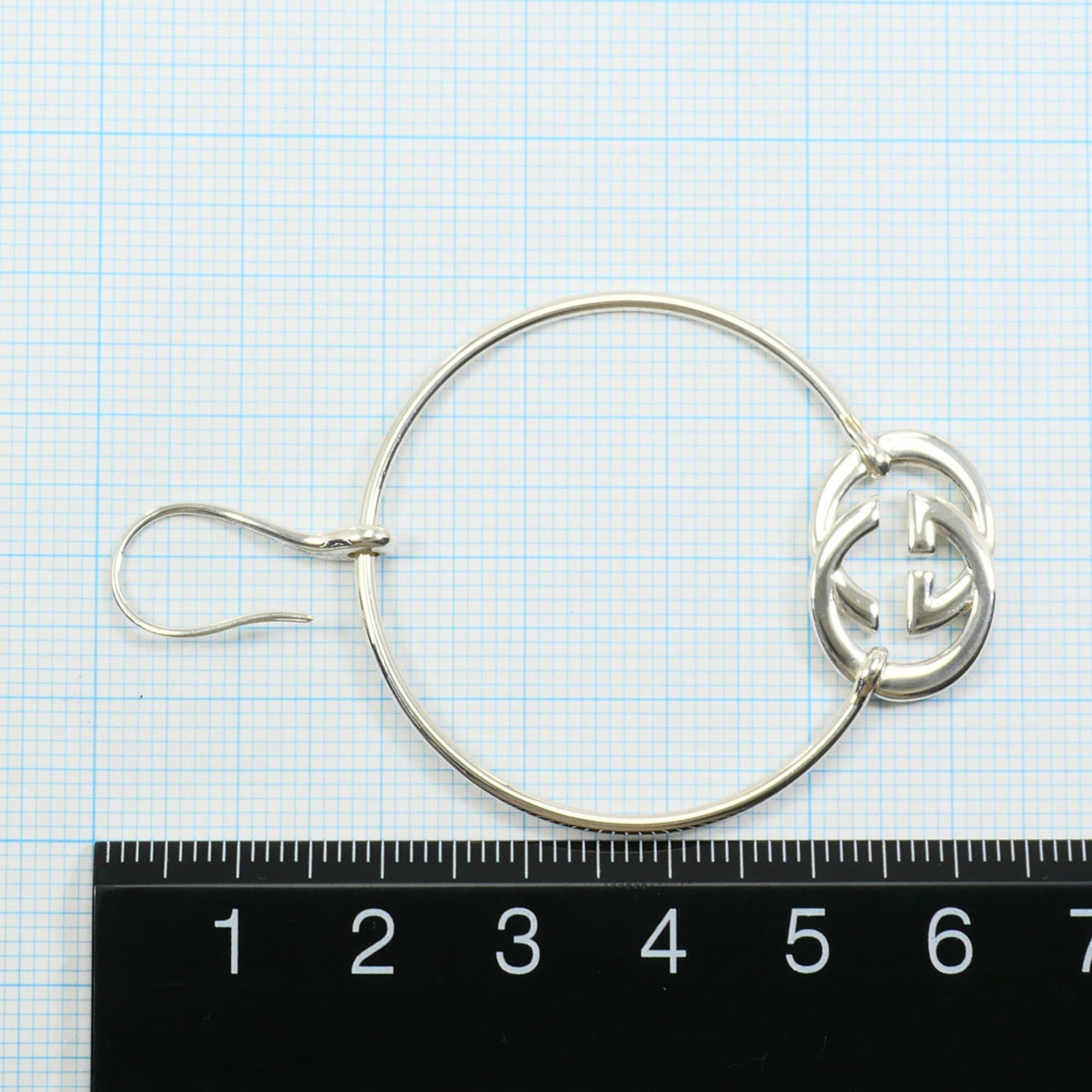Gucci Gucci sterling silver 925 earrings with an interlocking G design. Total weight: approximately 10.6g. Like new. Size ONE SIZE - 3 Thumbnail