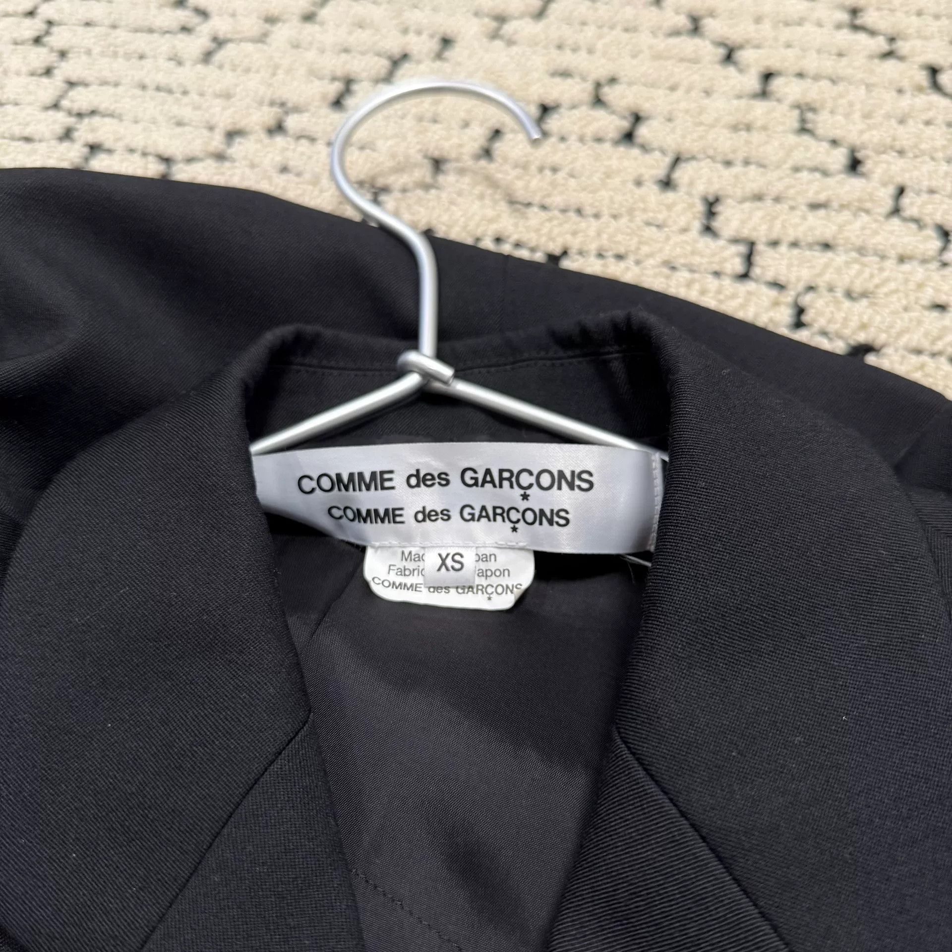 Comme des Garcons CDG Fitted Split Hem Blazer Jacket Size US XS / EU 42 / 0 - 7 Thumbnail