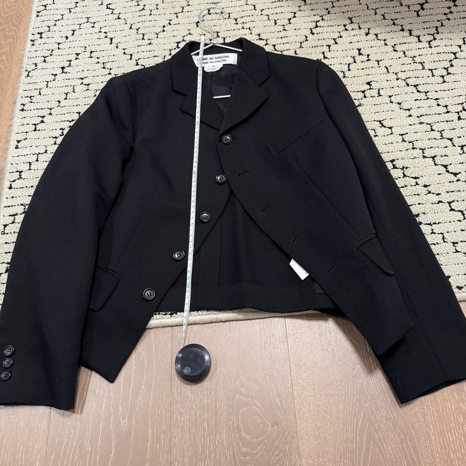Comme des Garcons CDG Fitted Split Hem Blazer Jacket Size US XS / EU 42 / 0 - 3 Thumbnail