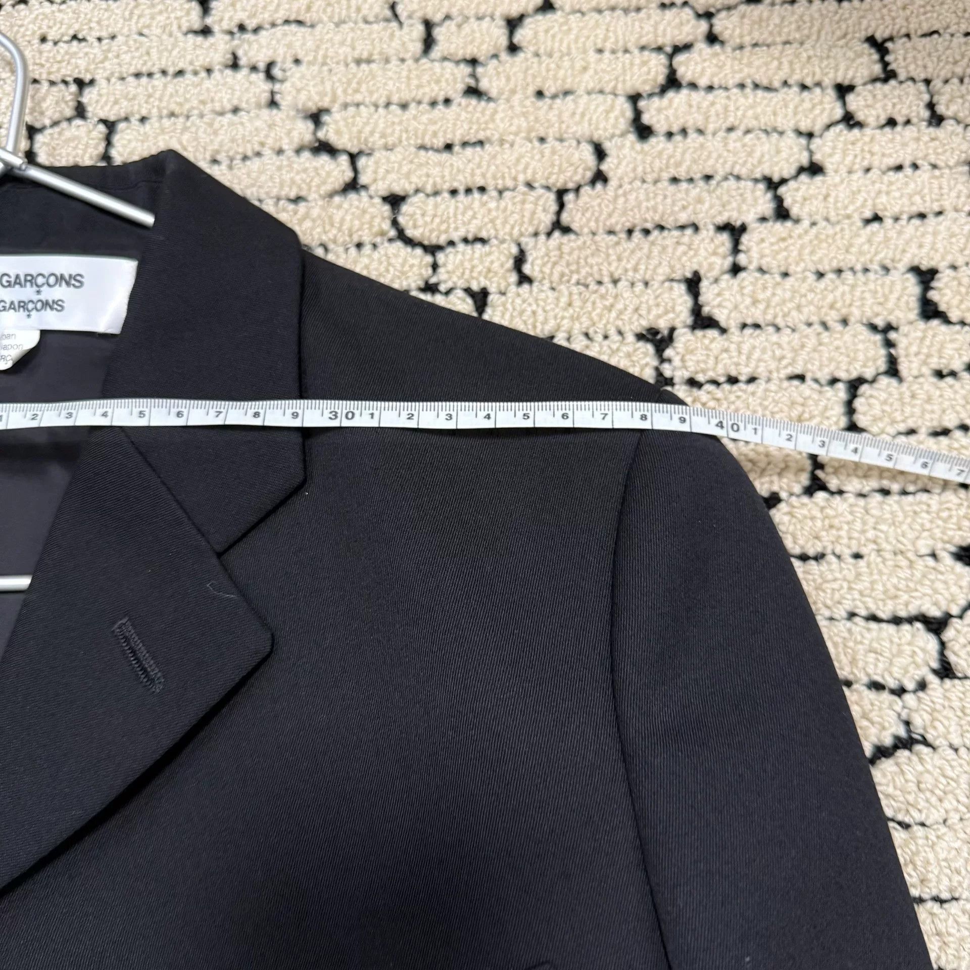 Comme des Garcons CDG Fitted Split Hem Blazer Jacket Size US XS / EU 42 / 0 - 2 Thumbnail
