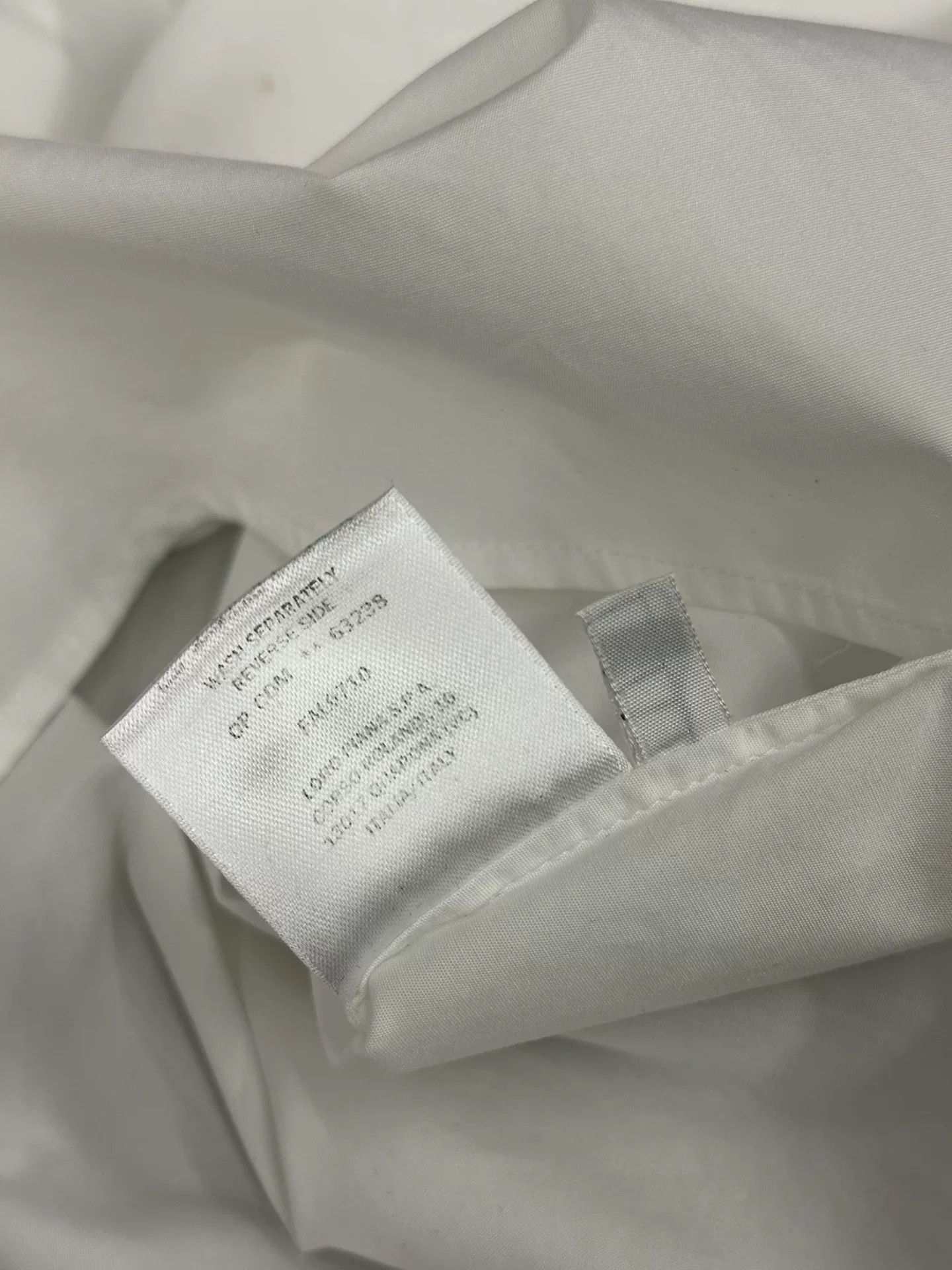 Loro Piana Loro Piana White Long Sleeve Shirt Size US M / EU 48-50 / 2 - 6 Thumbnail