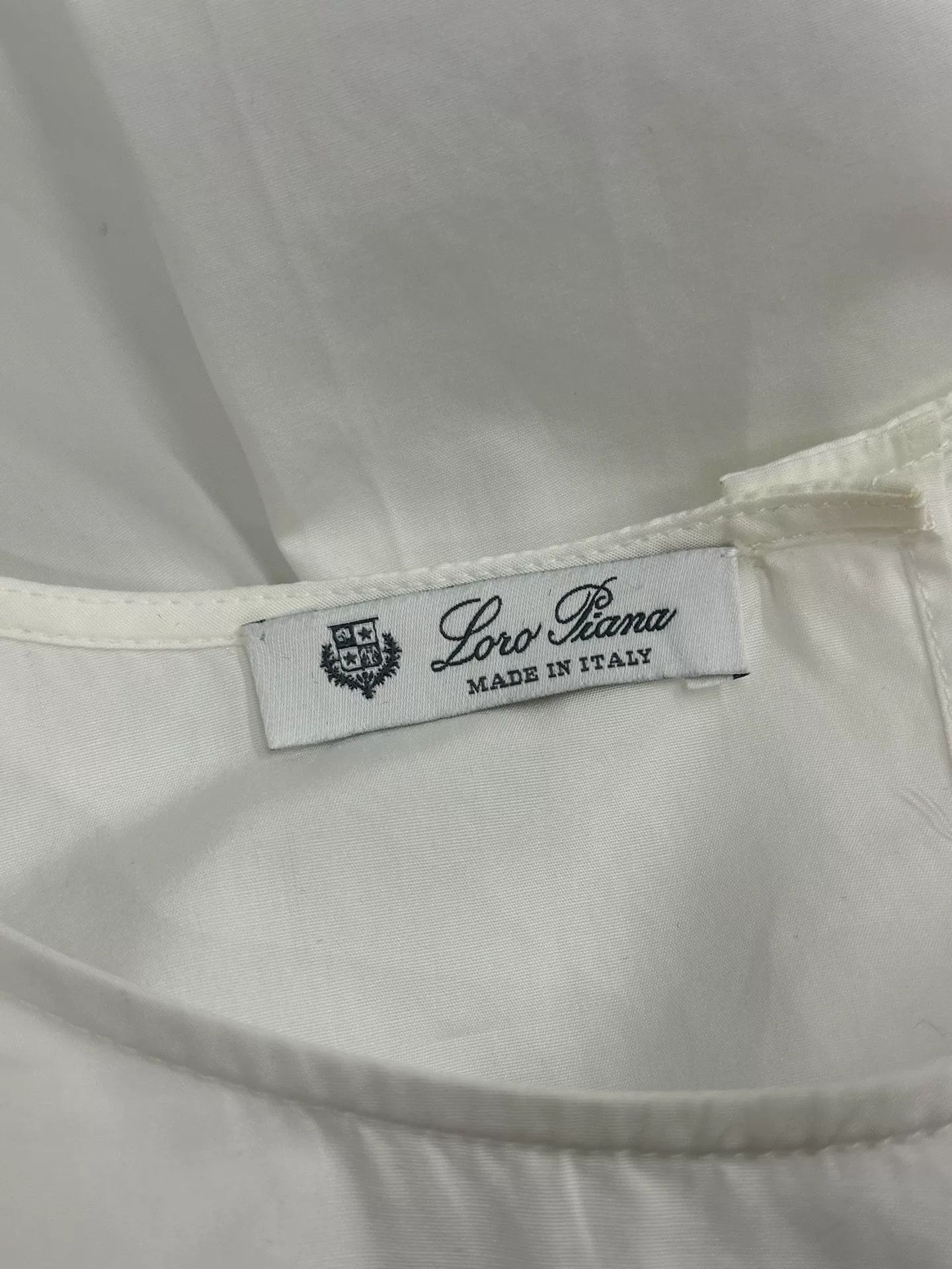 Loro Piana Loro Piana White Long Sleeve Shirt Size US M / EU 48-50 / 2 - 4 Thumbnail
