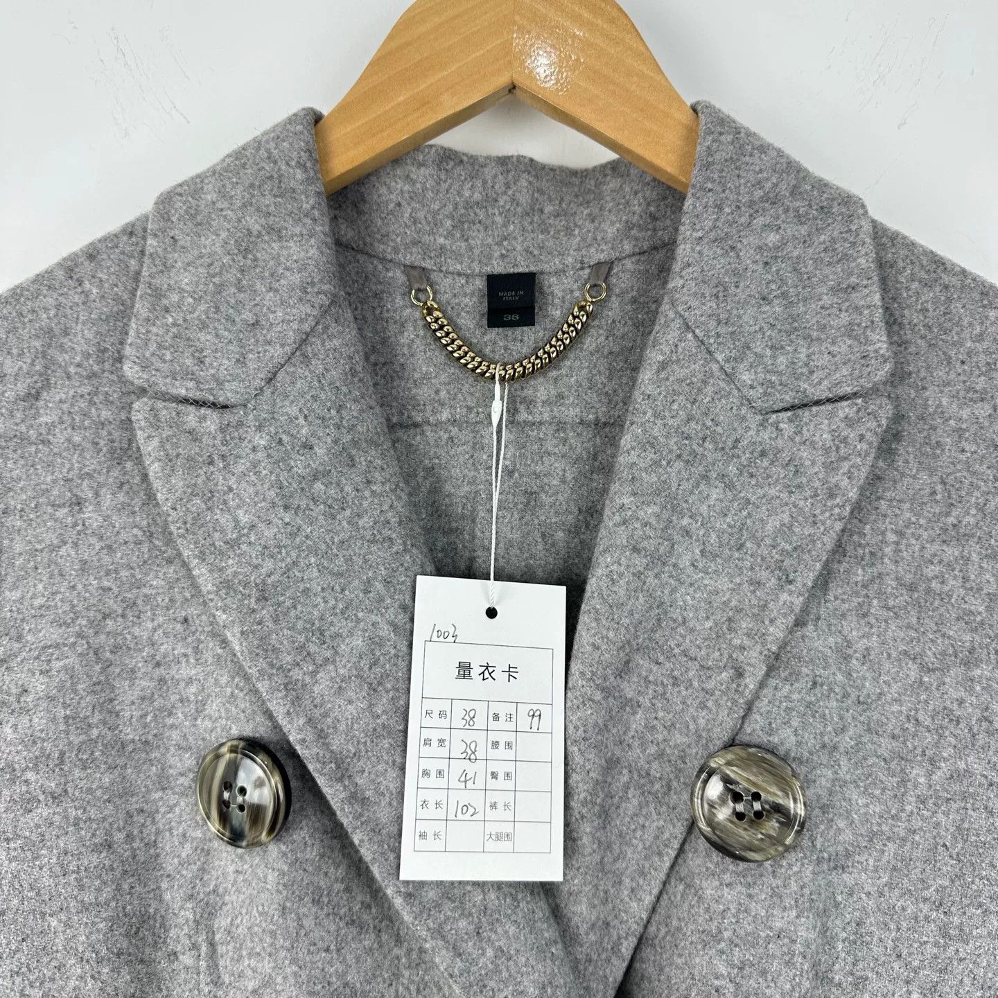 Burberry Burberry Double-Breasted Wool Coat Size US M / EU 48-50 / 2 - 3 Thumbnail