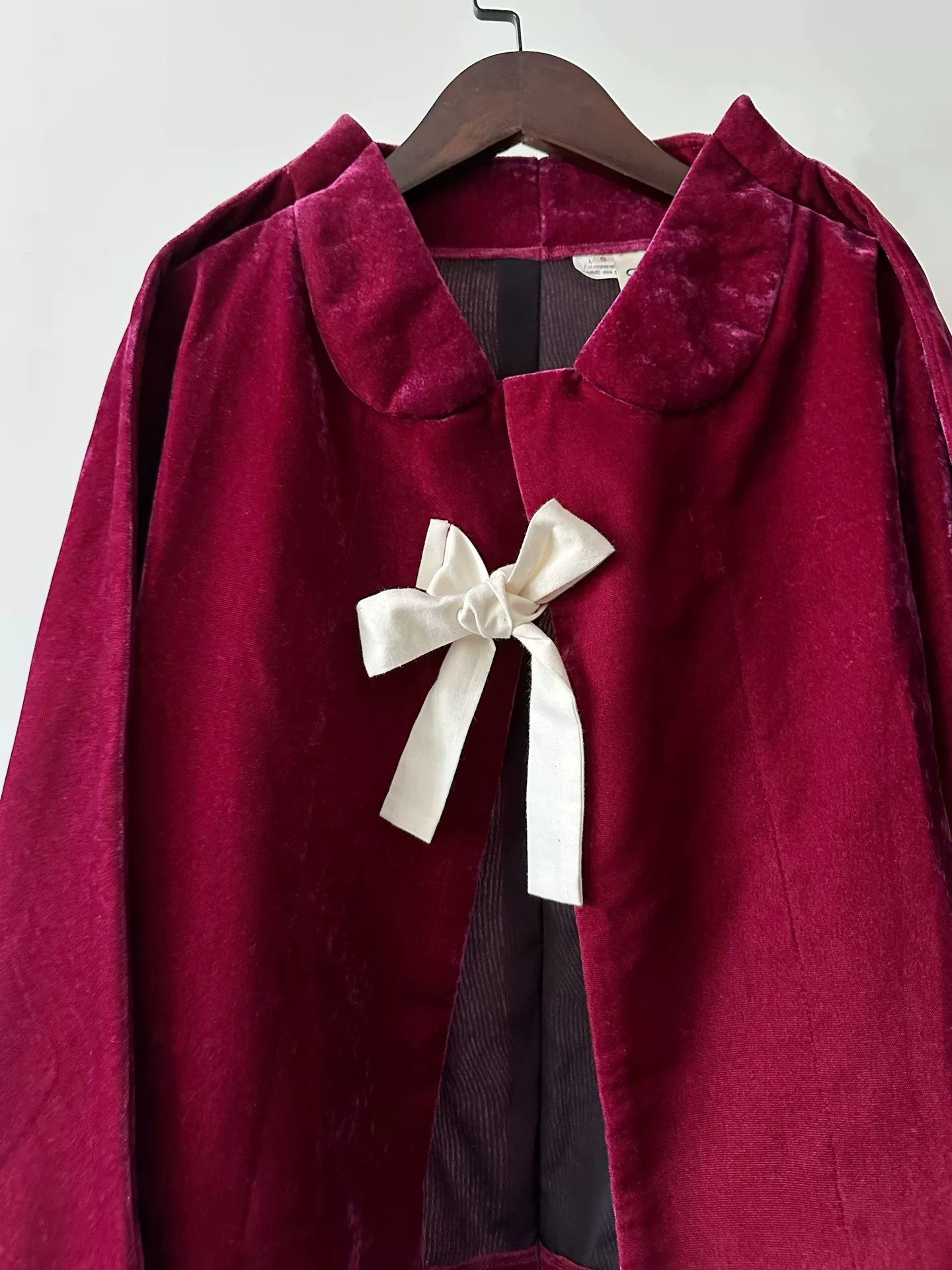 Comme des Garcons Comme des Garcons 2012 Purple Cape Coat Size US S / EU 44-46 / 1 - 2 Thumbnail