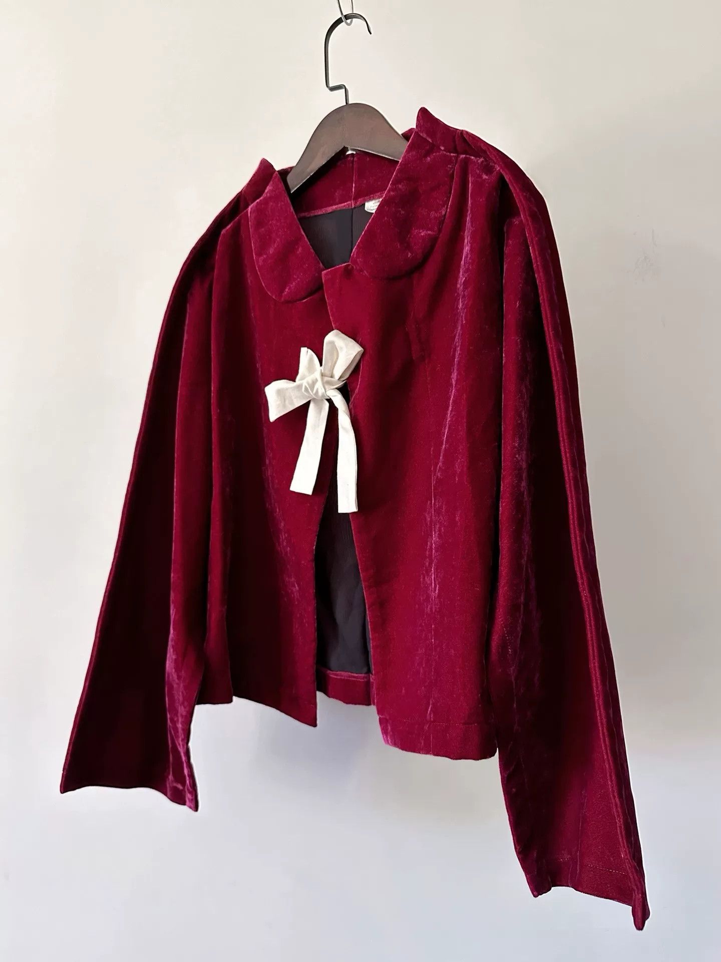Comme des Garcons Comme des Garcons 2012 Purple Cape Coat Size US S / EU 44-46 / 1 - 3 Thumbnail