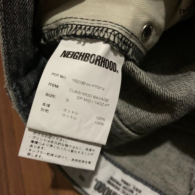 Neighborhood NEIGHBORHOOD 19AW Distressed Denim Jeans Size US 26 / EU 42 - 9 Thumbnail