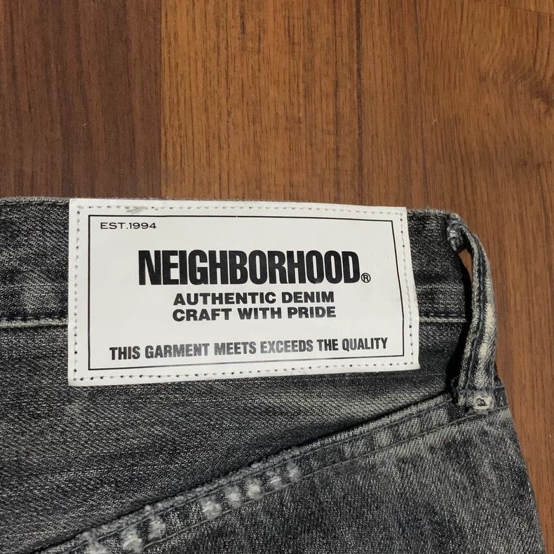 Neighborhood NEIGHBORHOOD 19AW Distressed Denim Jeans Size US 26 / EU 42 - 8 Thumbnail