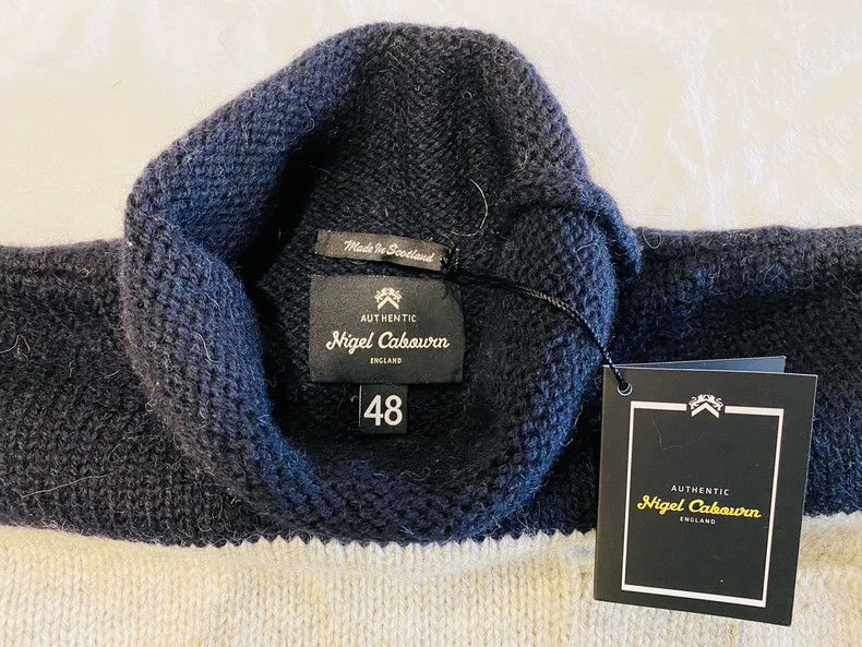 Nigel Cabourn Nigel Cabourn Wool Roll Neck Sweater Size US XXS / EU 40 - 2 Thumbnail
