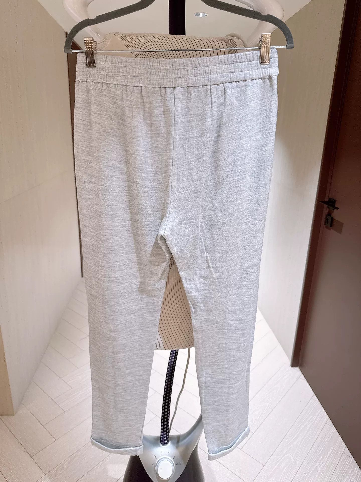 Brunello Cucinelli Brunello Cucinelli Light Gray Track Pants Size US 32 / EU 48 - 7 Thumbnail