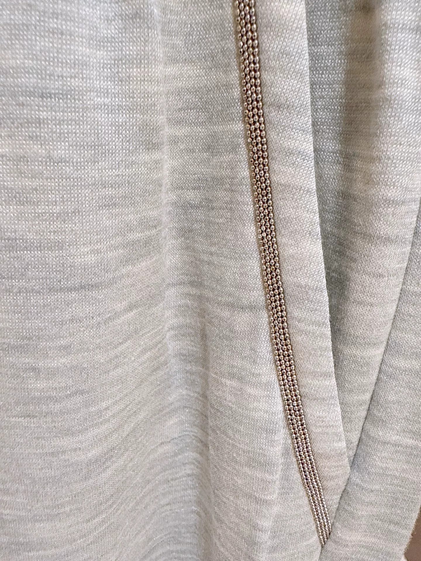 Brunello Cucinelli Brunello Cucinelli Light Gray Track Pants Size US 32 / EU 48 - 3 Thumbnail