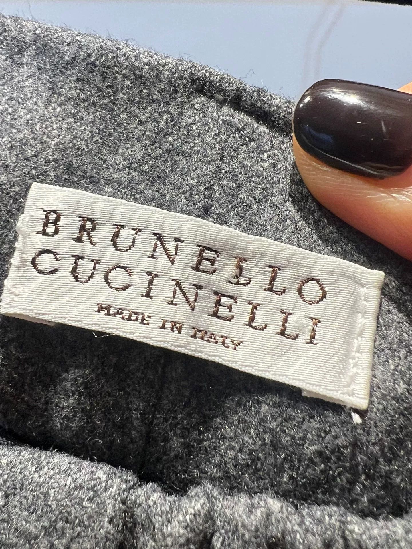 Brunello Cucinelli Brunello Brunelli Gray Pants Size 44 Size US 44 / EU 60 - 2 Thumbnail