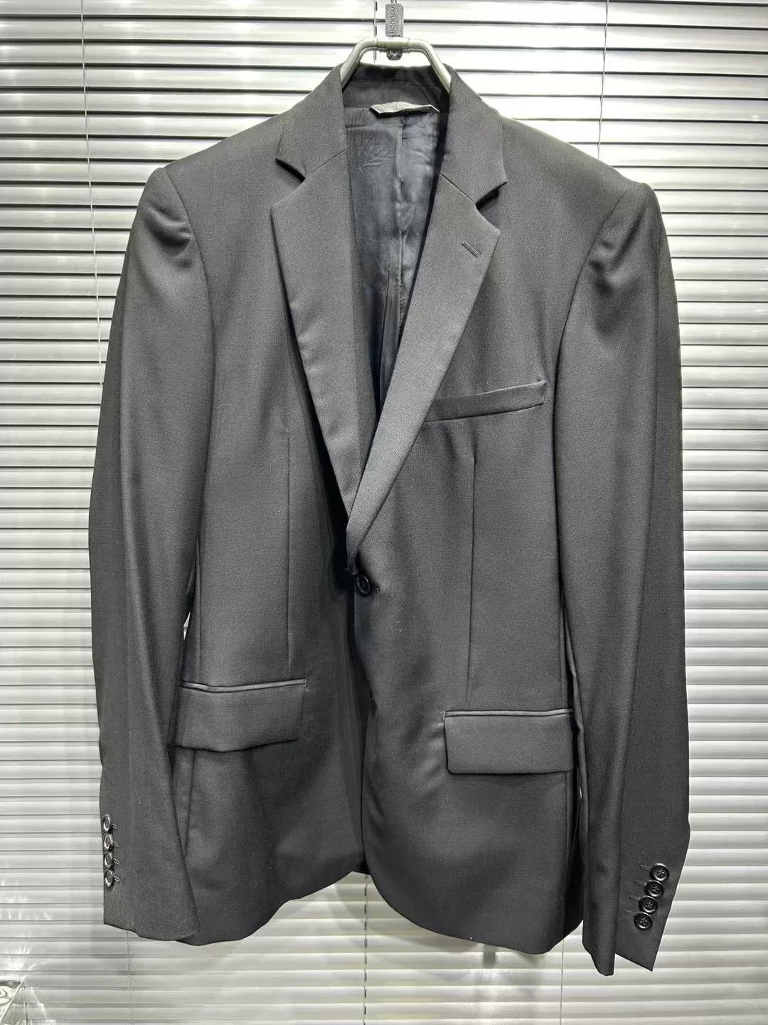 Dior Dior Classic Two-Button Gray Blazer Size US L / EU 52-54 / 3 - 3 Thumbnail