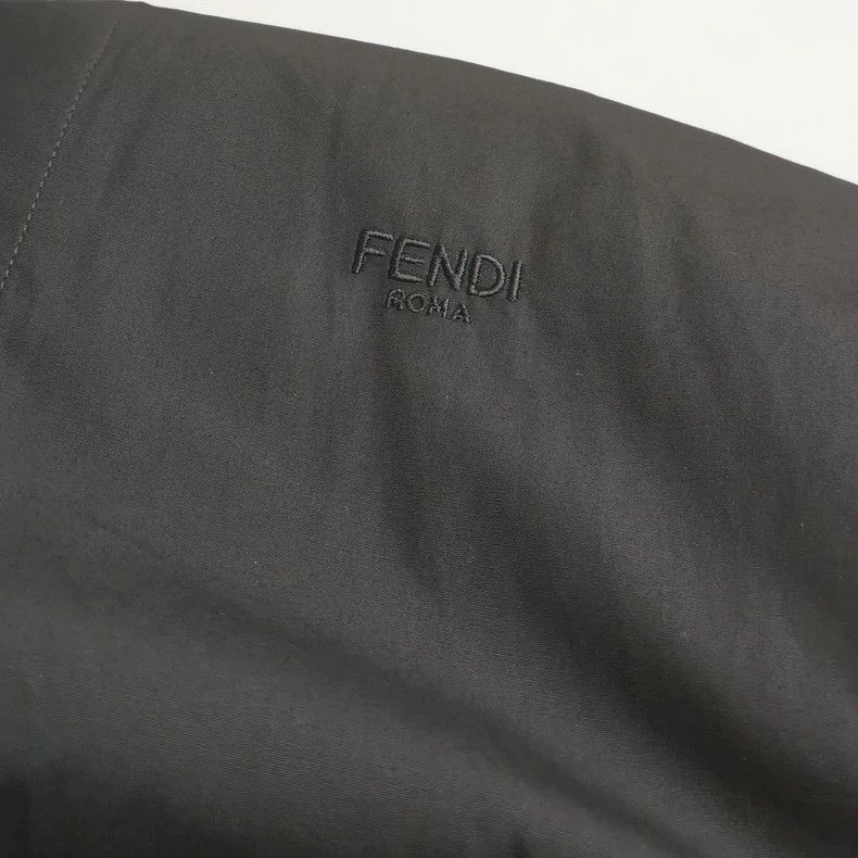 Fendi Fendi Solid Cotton Collared Shirt Size US S / EU 44-46 / 1 - 3 Thumbnail