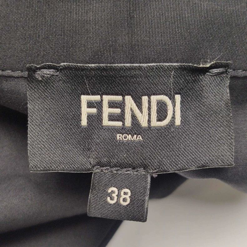 Fendi Fendi Solid Cotton Collared Shirt Size US S / EU 44-46 / 1 - 6 Thumbnail