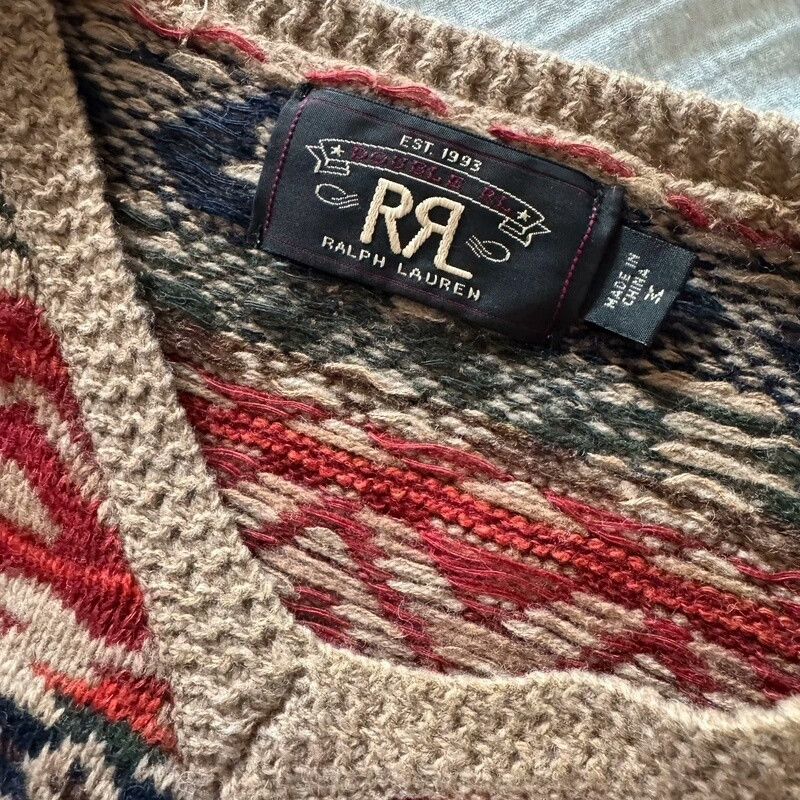 RRL Ralph Lauren RRL Fair Isle Wool Blend Sweater Size US M / EU 48-50 / 2 - 3 Thumbnail