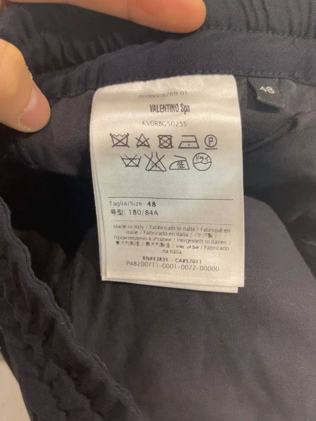 Valentino Valentino Men's Wool Casual Pants Size US 38 / EU 54 - 3 Thumbnail