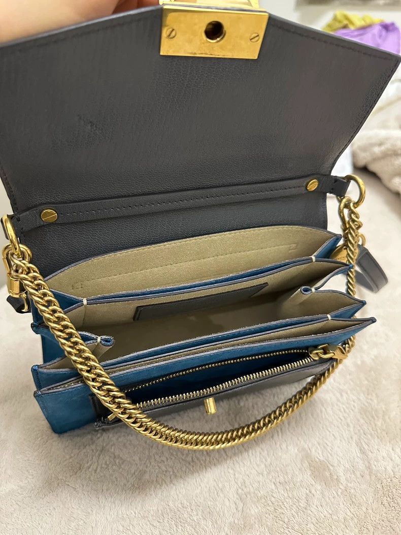 Givenchy Givenchy Small GV3 Gray Blue Size ONE SIZE - 3 Thumbnail