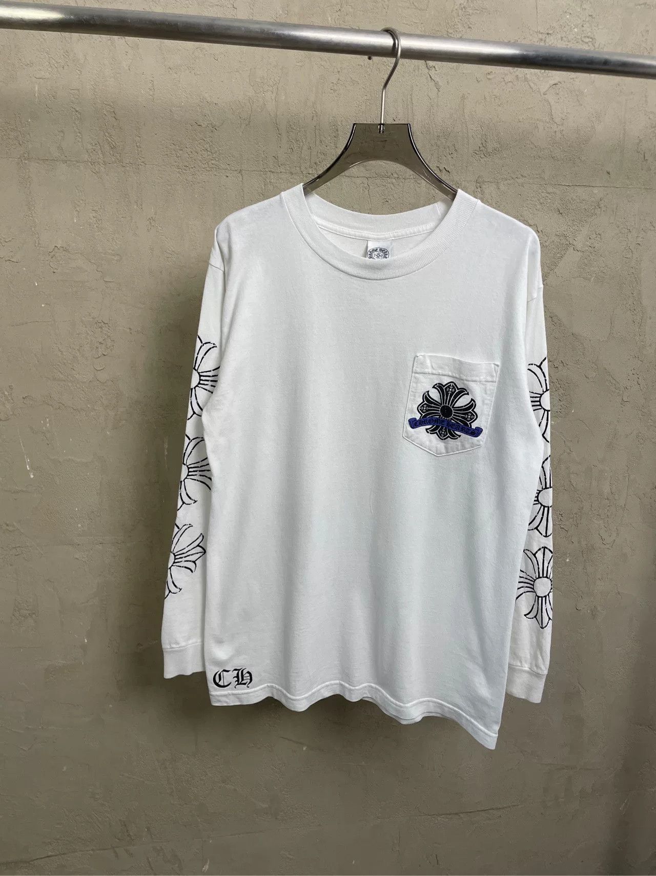 Chrome Hearts Chrome Hearts White Long Sleeve T-Shirt Size US M / EU 48-50 / 2 - 3 Thumbnail