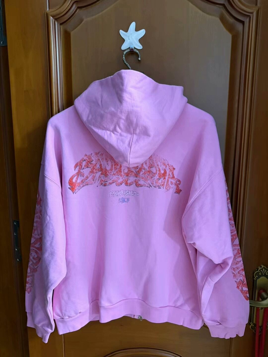 Balenciaga Balenciaga Flame Logo Pink Long Sleeve Jacket S Size US S / EU 44-46 / 1 - 2 Thumbnail