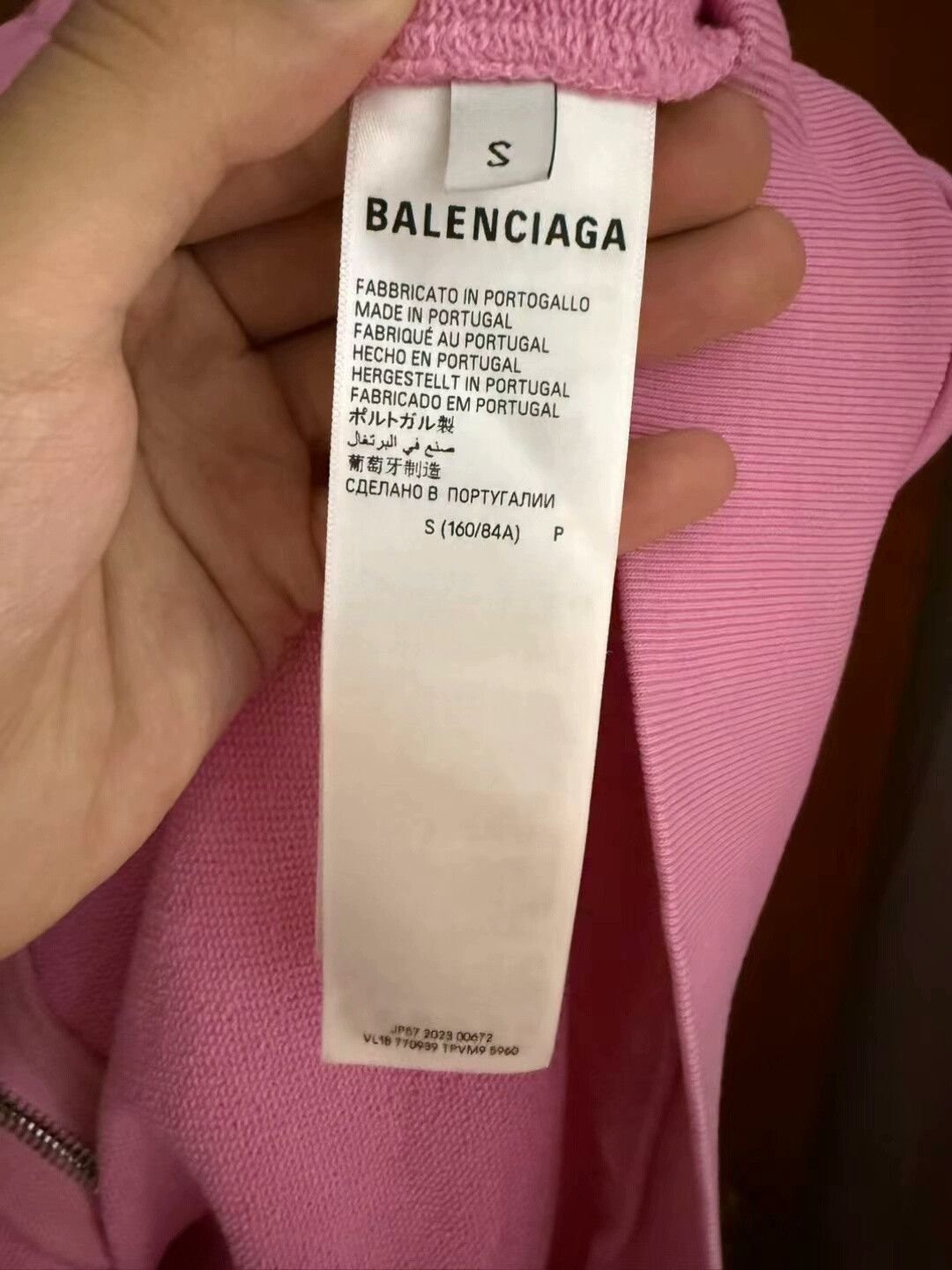 Balenciaga Balenciaga Flame Logo Pink Long Sleeve Jacket S Size US S / EU 44-46 / 1 - 4 Thumbnail