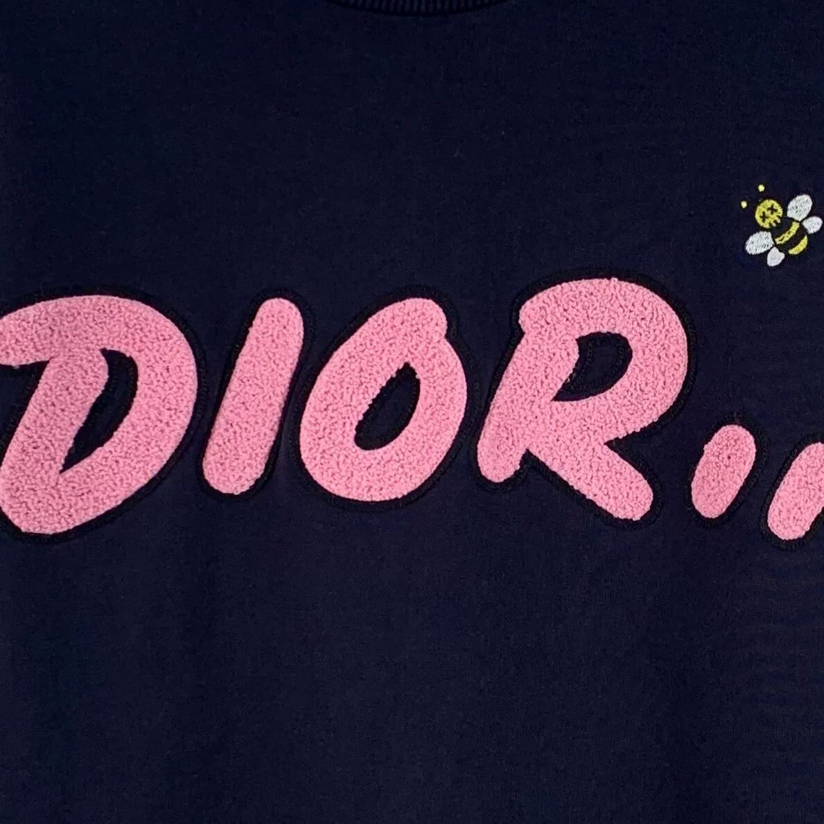 Dior dior navy logo print long sleeve sweatshirt Size US XXS / EU 40 - 5 Thumbnail