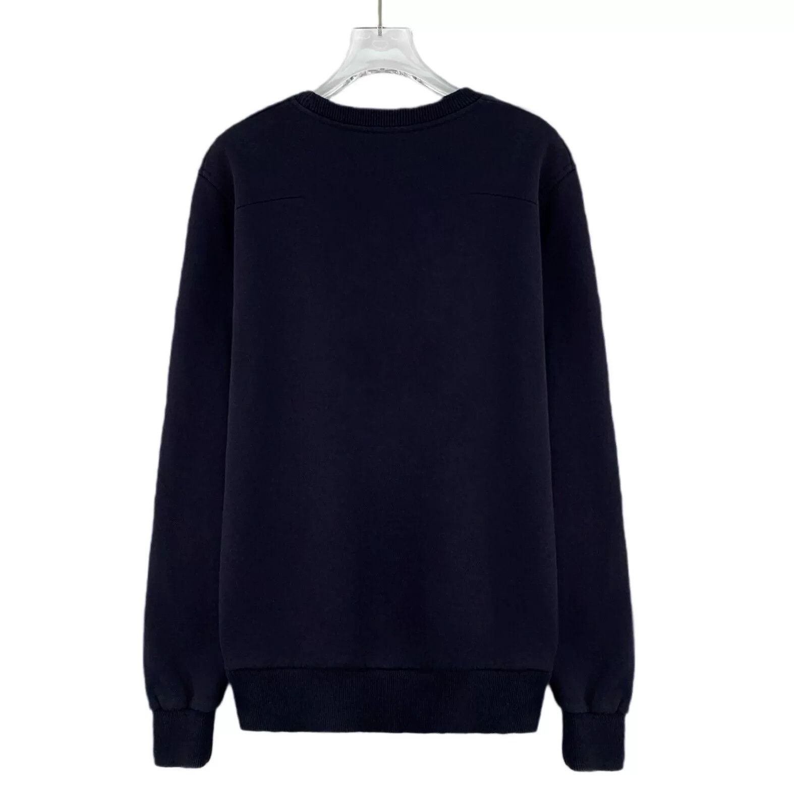 Dior dior navy logo print long sleeve sweatshirt Size US XXS / EU 40 - 2 Thumbnail