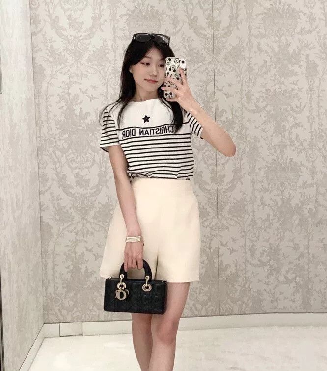 Dior dior color-block striped t-shirt Size US XS / EU 42 / 0 - 8 Thumbnail