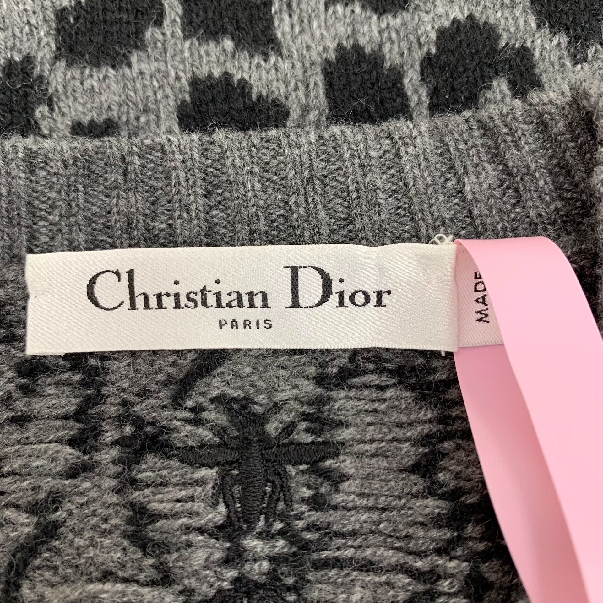 Dior christian dior gray leopard print short sleeve knit Size US XXS / EU 40 - 5 Thumbnail