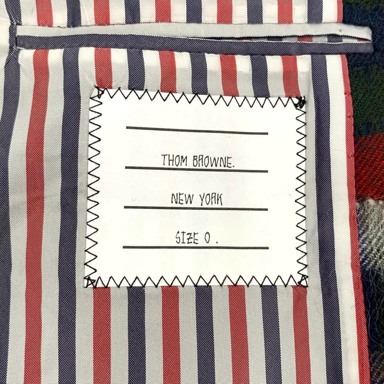 Thom Browne Thom Browne Wool Check Pattern Coat Size US XS / EU 42 / 0 - 6 Thumbnail
