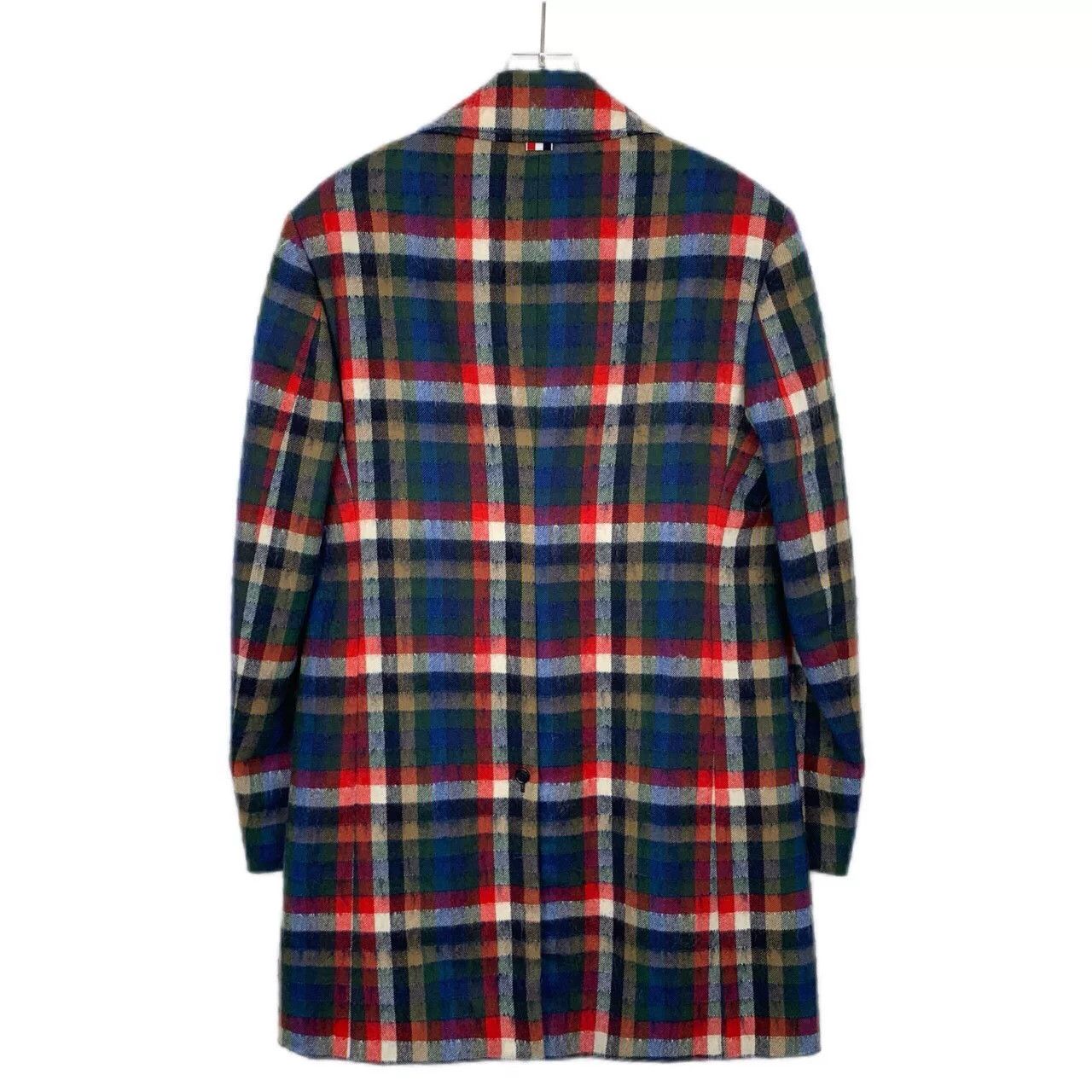 Thom Browne Thom Browne Wool Check Pattern Coat Size US XS / EU 42 / 0 - 2 Thumbnail