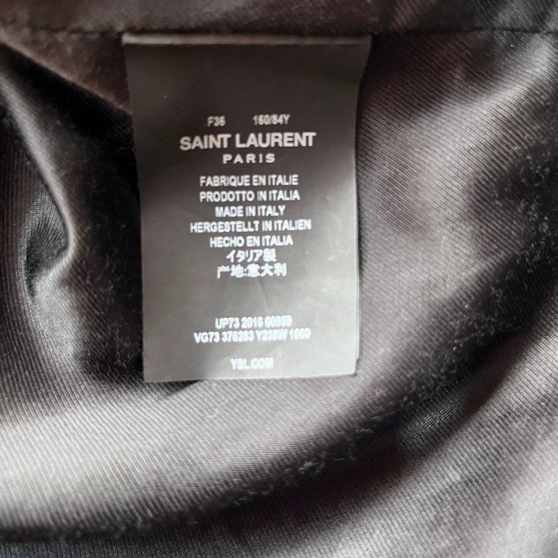 Saint Laurent Paris Saint Laurent Black Wool Jacket Size US S / EU 44-46 / 1 - 6 Thumbnail
