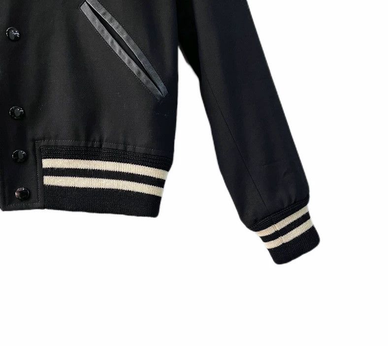 Saint Laurent Paris Saint Laurent Black Wool Jacket Size US S / EU 44-46 / 1 - 5 Thumbnail