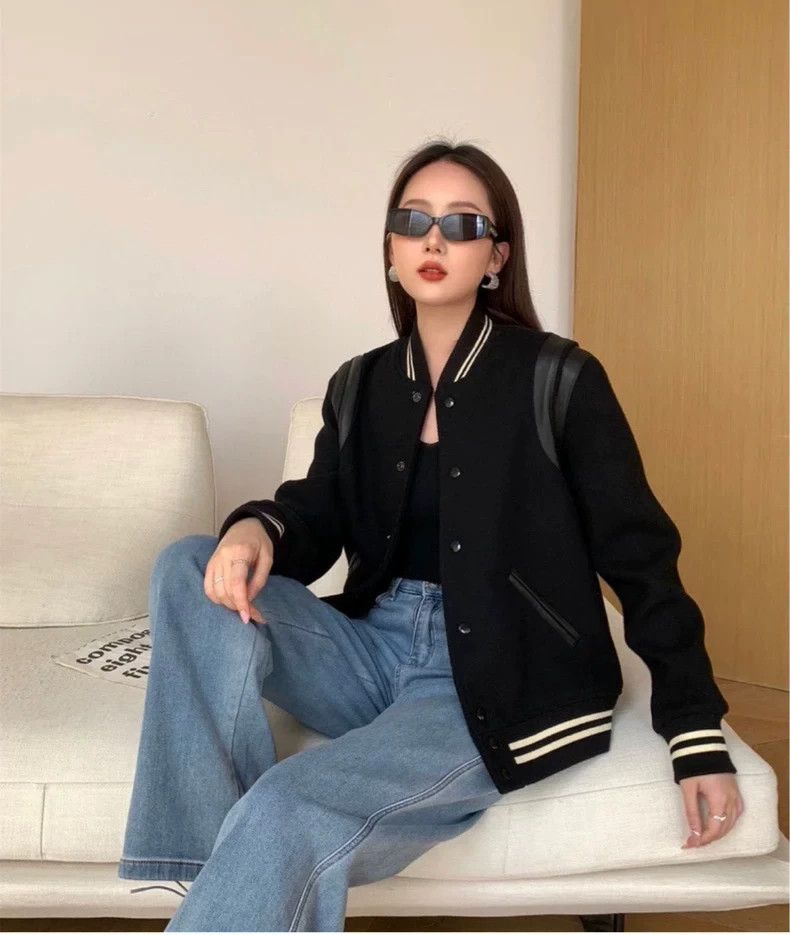 Saint Laurent Paris Saint Laurent Black Wool Jacket Size US S / EU 44-46 / 1 - 8 Thumbnail