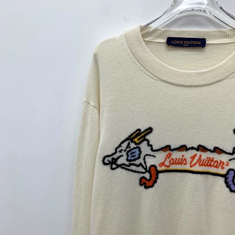 Louis Vuitton Louis Vuitton x Nigo Cashmere Sweater Size US L / EU 52-54 / 3 - 3 Thumbnail