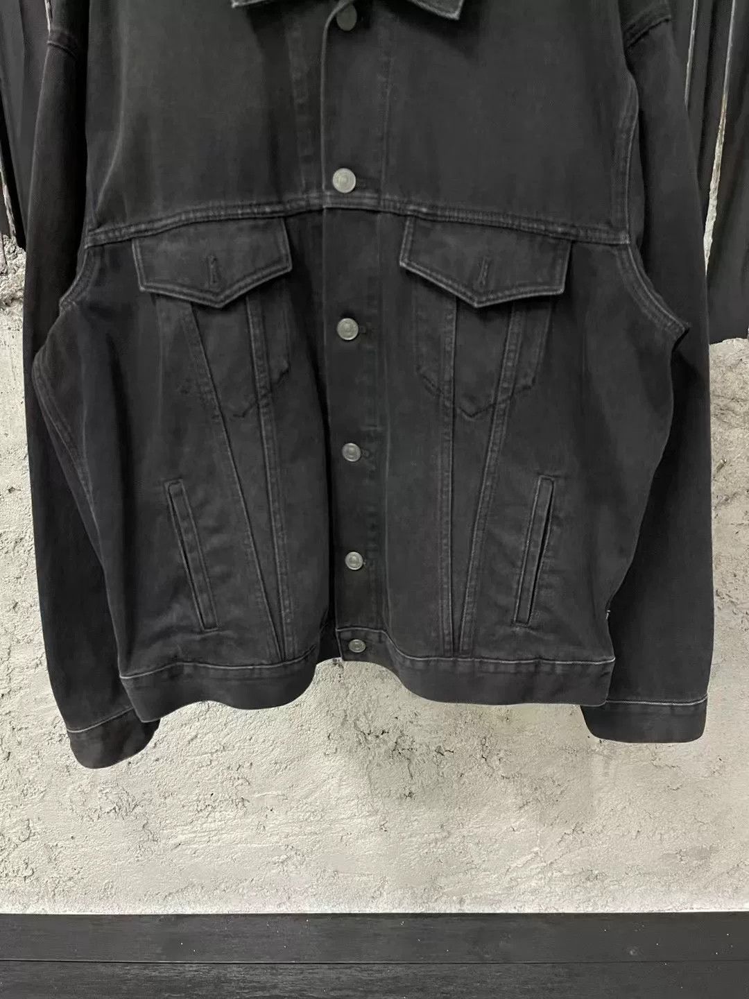 Balenciaga Balenciaga Logo Denim Jacket Size US S / EU 44-46 / 1 - 4 Thumbnail