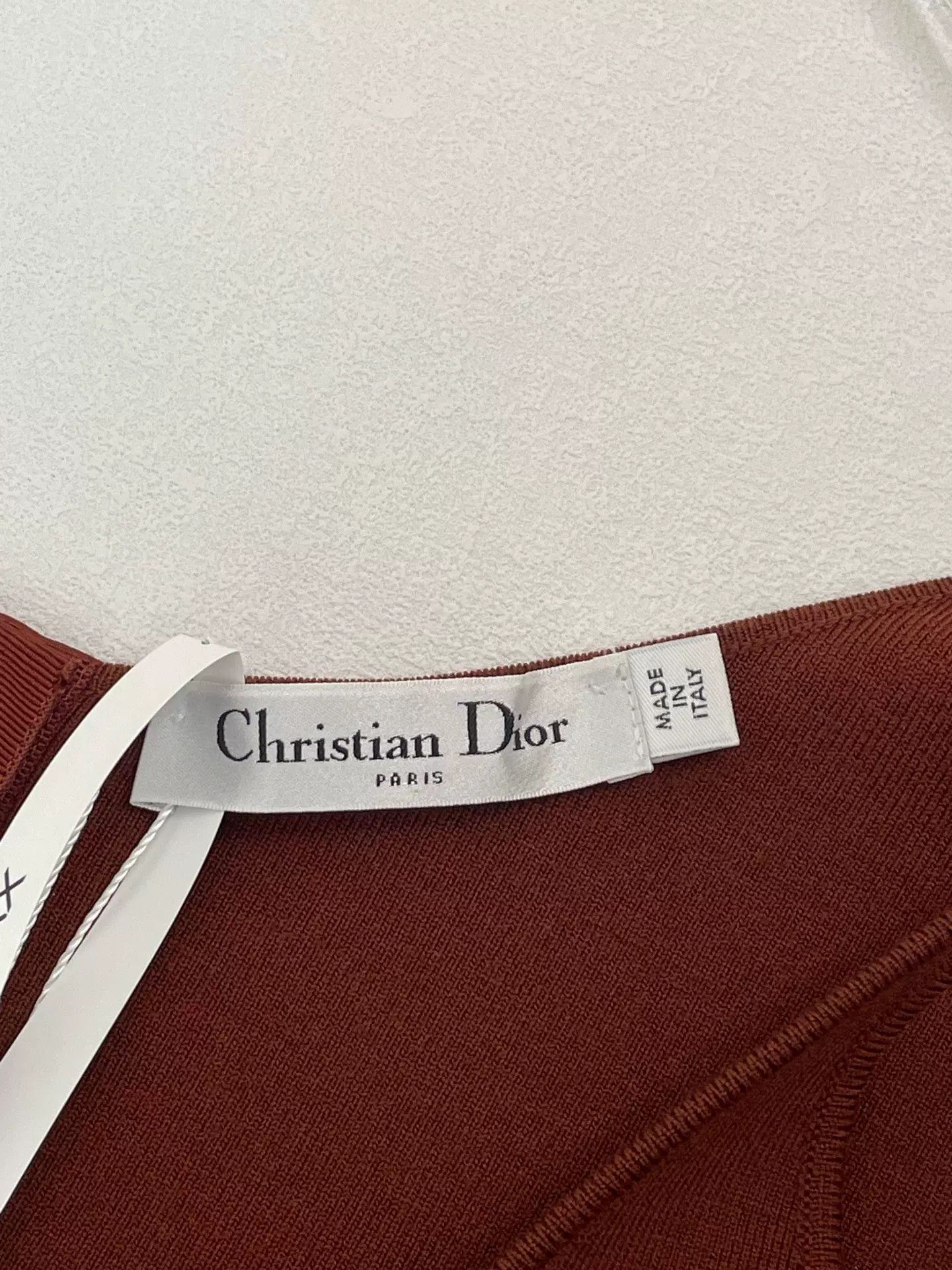 Dior dior knitted sleeveless top in red-brown Size US S / EU 44-46 / 1 - 3 Thumbnail