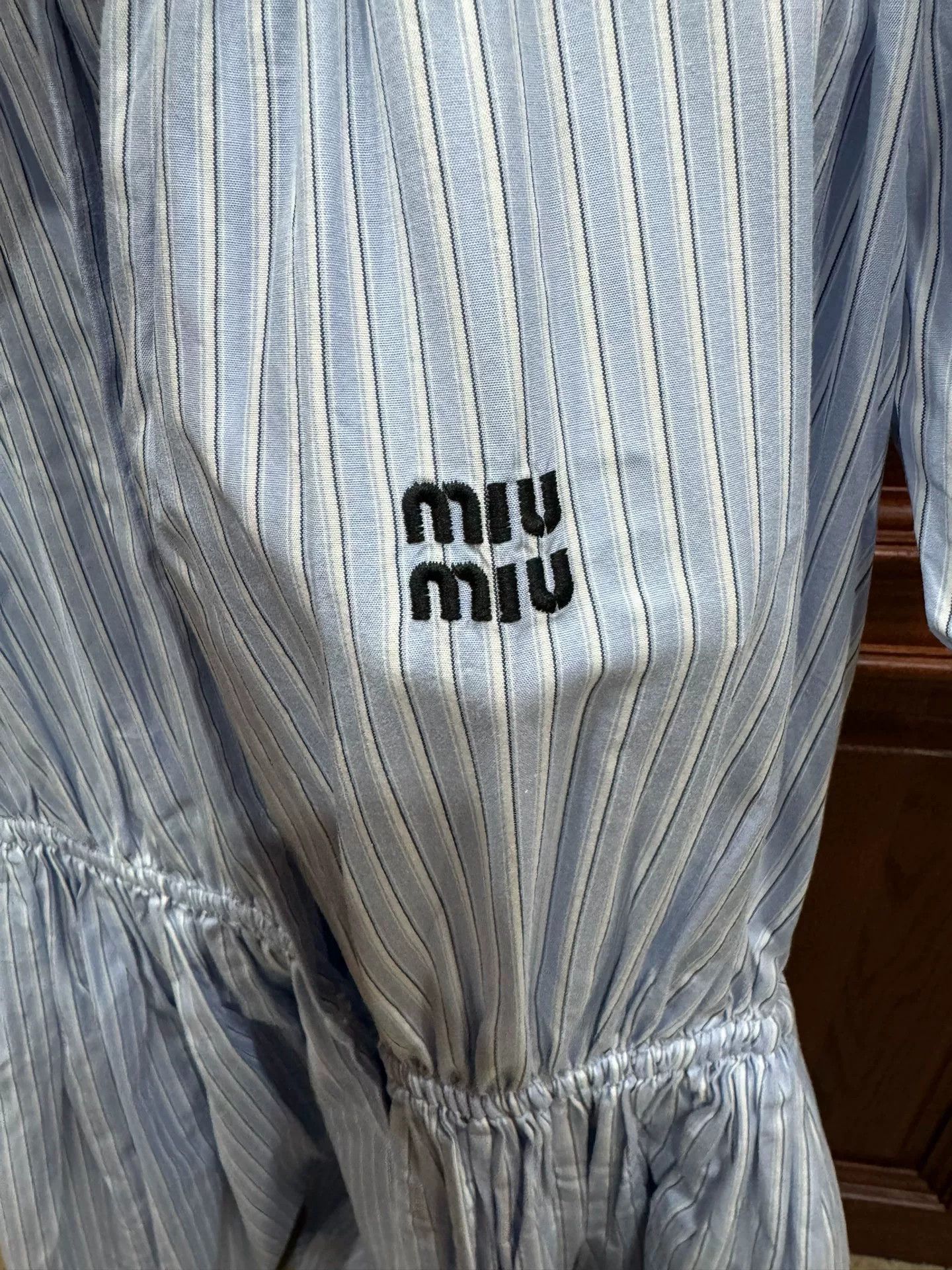 Miu Miu miumiu striped short dress size 38 Size US M / EU 48-50 / 2 - 2 Thumbnail