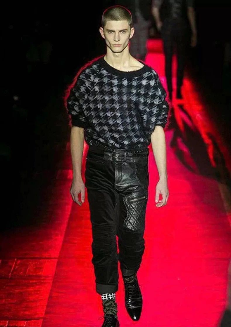 Haider Ackermann Haider Ackermann Houndstooth Sweater Size US M / EU 48-50 / 2 - 7 Thumbnail