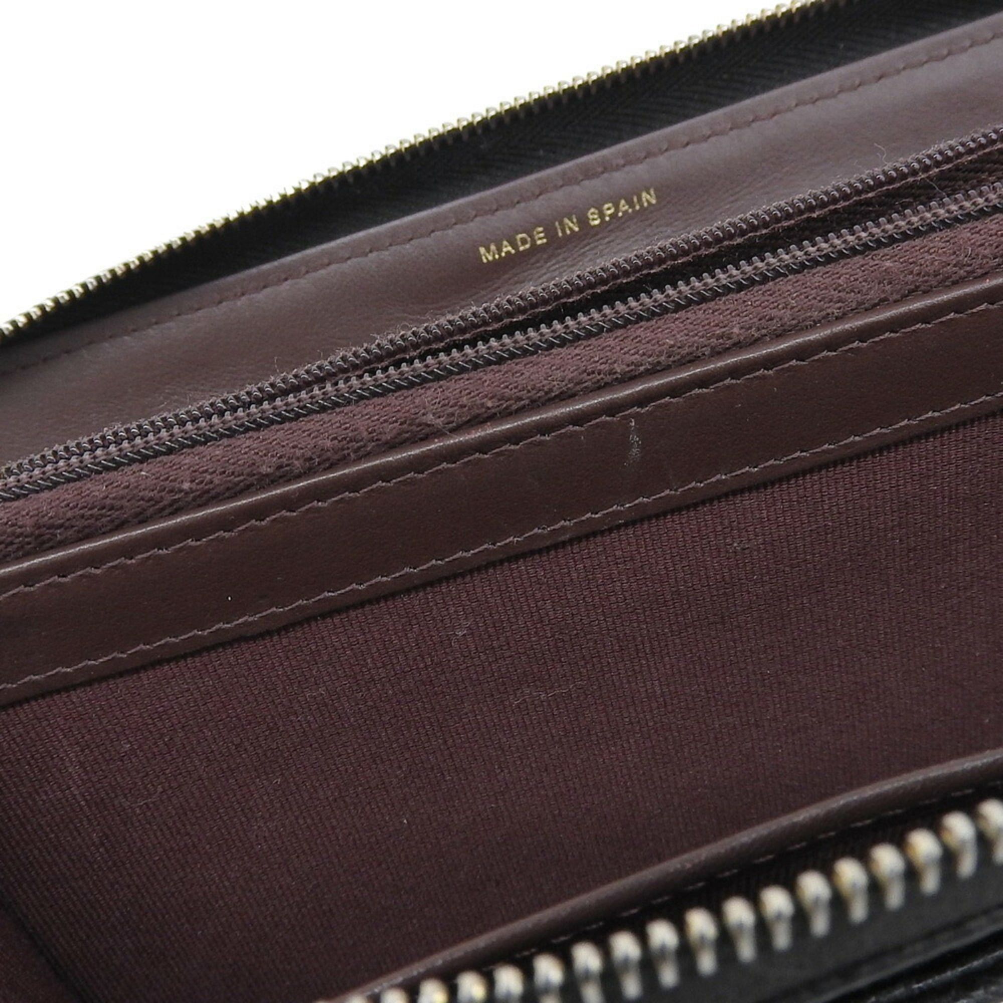 Chanel CHANEL Coco Mark Matelasse Timeless Classic AP0242 Round Long Wallet in Black Size ONE SIZE - 9 Thumbnail